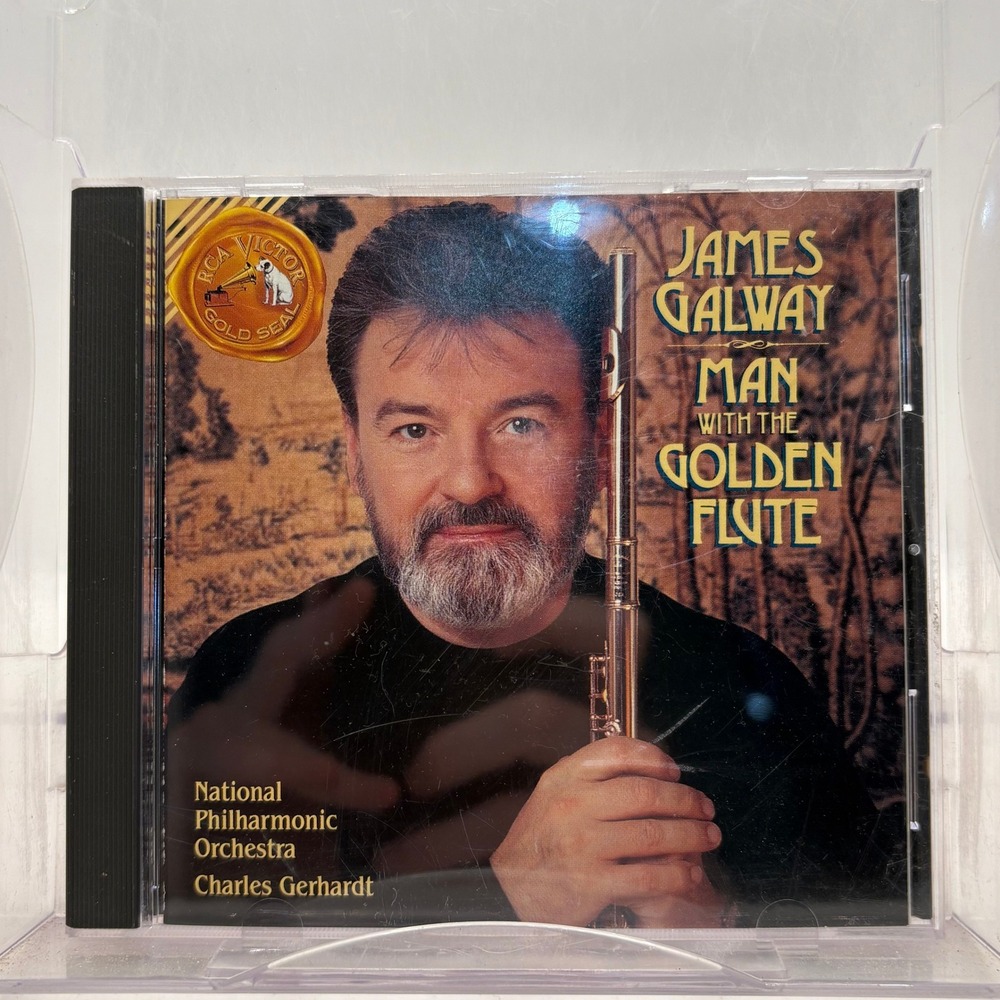 James Galway Man with the Golden Flute CD National Philharmonic‎ 09026-60924-2